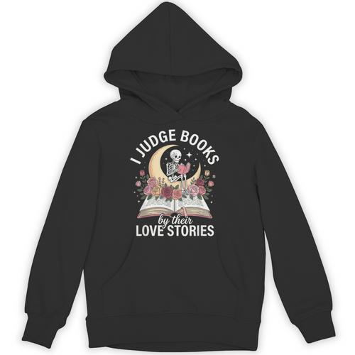 Dark Romance Reader Women Judge Books By Their Love Stories Unisex Hoodie - Bookorys