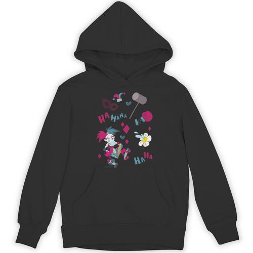 DC Comics Harley Quinn With Textbook Collage Unisex Hoodie - Bookorys DE