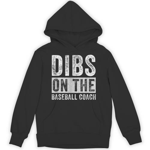 Dibs On The Baseball Coach Wife Girlfriend Unisex Hoodie - Sportilla
