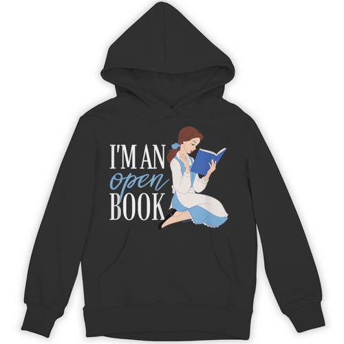 Disney Princess Belle I'm An Open Book Unisex Hoodie - Bookorys