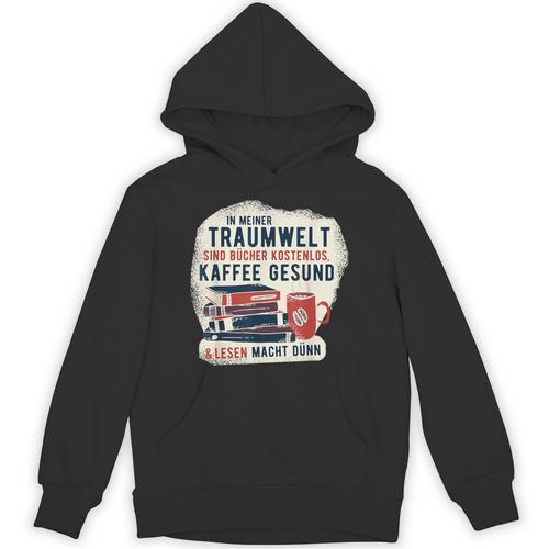 In My Dream World Books Are Free Coffee Healthy Unisex Hoodie - Bookorys