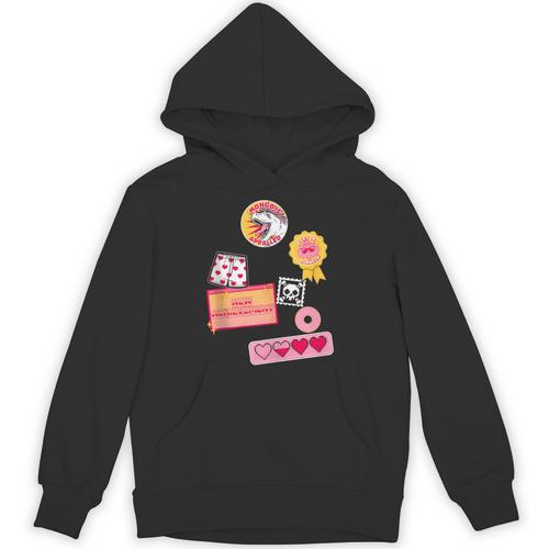 Dungeon Crawler Carl Colorful Sticker Collage LitRPG Book Unisex Hoodie - Bookorys CA