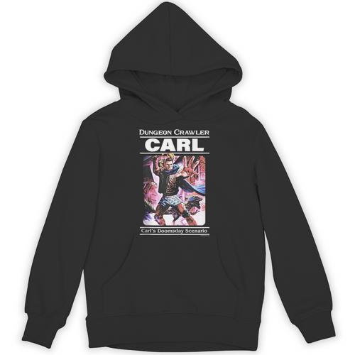 Dungeon Crawler Carl Vintage Paperback Illustration Book Unisex Hoodie - Bookorys CA