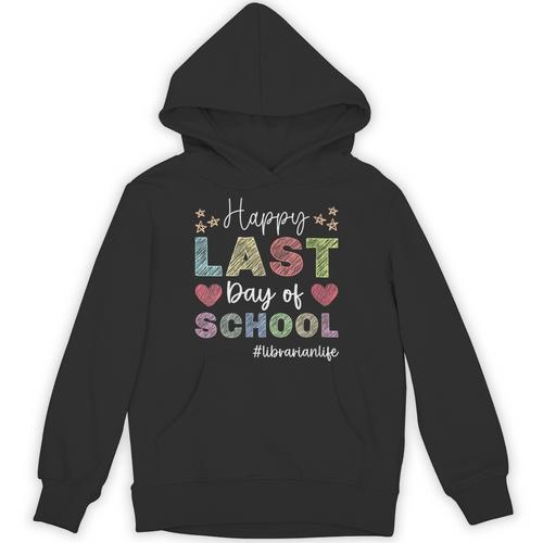 End Of Year Librarian Books Lover End Of School Year Unisex Hoodie - Bookorys