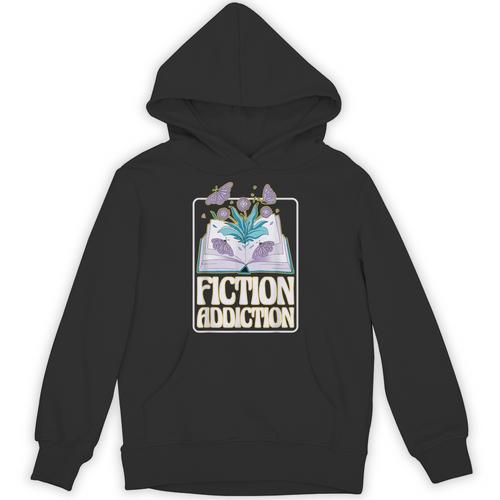 Fiction Addiction Book Reader And Booklover Unisex Hoodie - Bookorys DE