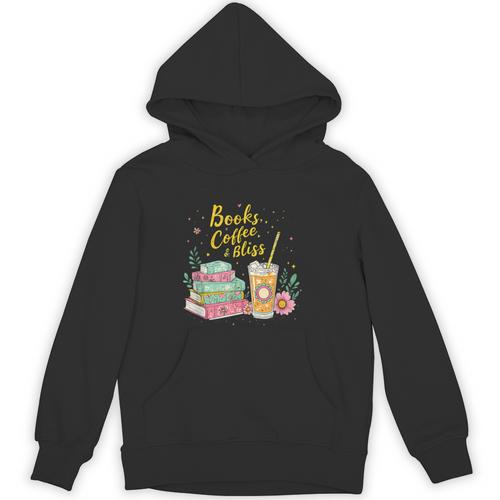 Floral Books And Coffee Cozy Reading Nook Tshirt Unisex Hoodie - Bookorys