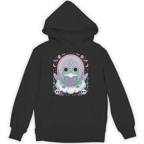 Frog Book Cottagecore Kawaii Gothic Cute Pastel Goth Unisex Hoodie - Bookorys DE
