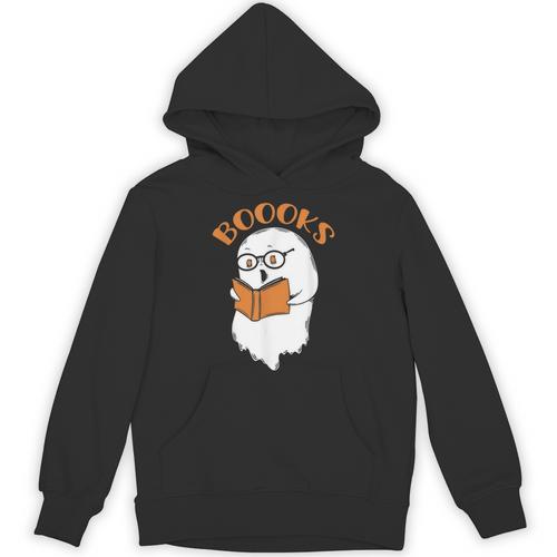 Halloween Boooks Ghost For Book Lover Unisex Hoodie - Bookorys