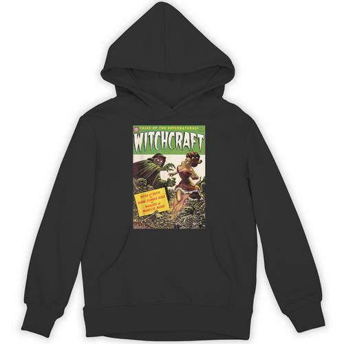 Halloween Horror Vintage Witch Zombie Comic Book Retro Scary Unisex Hoodie - Bookorys