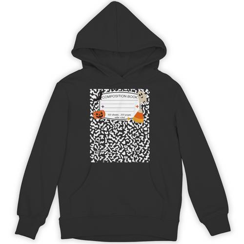 Halloween Teacher Composition Book Notebook Matching Group Unisex Hoodie - Bookorys AU
