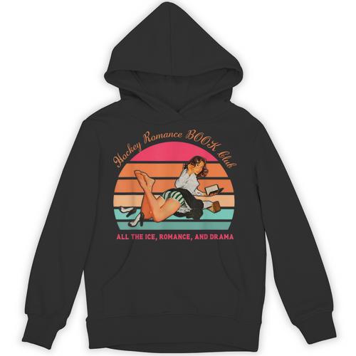Hockey Romance Book Club All The Ice Romance Drama Vintage Unisex Hoodie - Bookorys DE