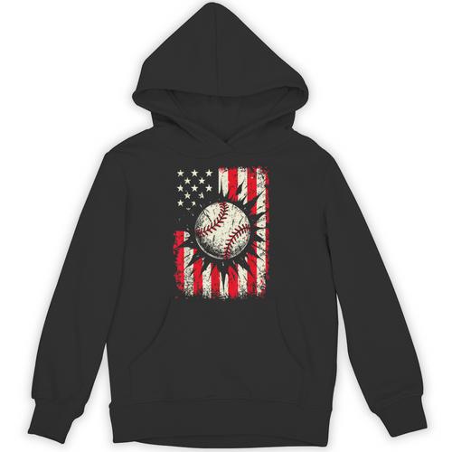 Ice Cream Baseball Drip Respect The Drip Youth Boy Baseball Unisex Hoodie - Sportilla
