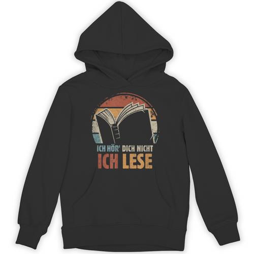 Ich HöR' Dich Nicht Ich Lese Reading Book Worm Unisex Hoodie - Bookorys
