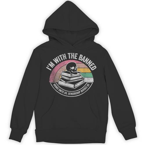 I'm With The Banned Books Unite Us Censorship Divides Us Unisex Hoodie - Bookorys DE