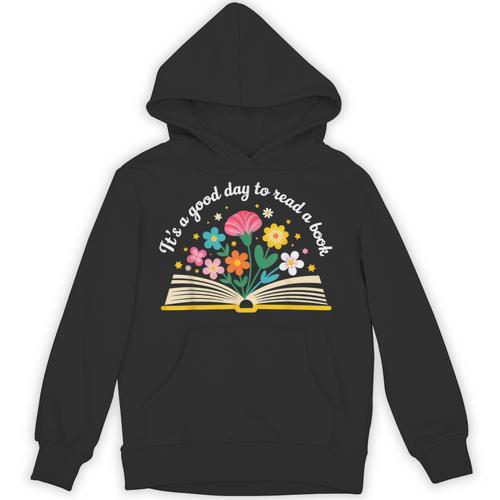 Its a Good Day To Read a Book Librarian Books Reading Floral Unisex Hoodie - Bookorys