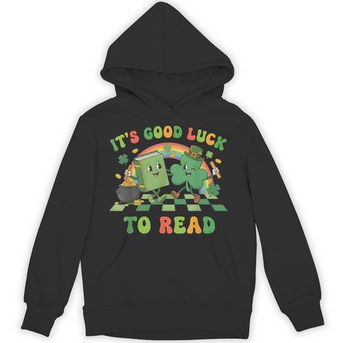 It's Good Luck To Read St Patrick's Day Book Lucky Unisex Hoodie - Bookorys