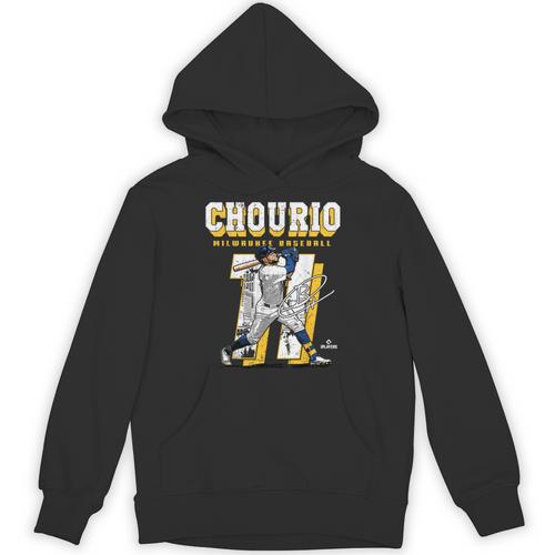 Jackson Chourio Milwaukee MLB Baseball Player MLBJCH201M Unisex Hoodie - Sportilla