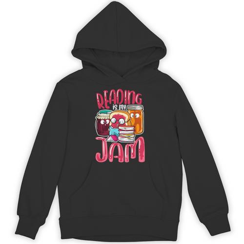 Kids Teacher I Love To Read Books Reading Is My Jam Unisex Hoodie - Bookorys CA