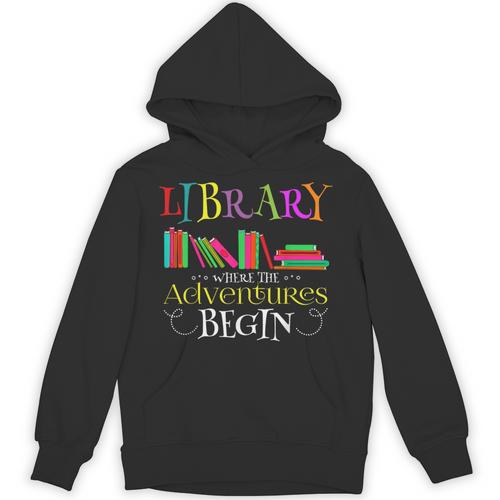 Librarian Adventure Book Reader Library Book Unisex Hoodie - Bookorys