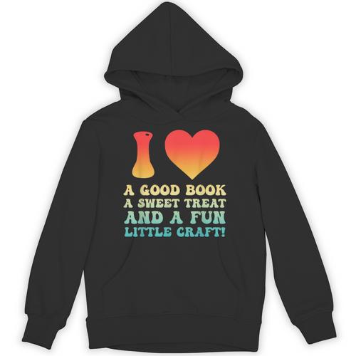 I Love A Good Book Sweet Treat Crochet Baking Unisex Hoodie - Bookorys DE