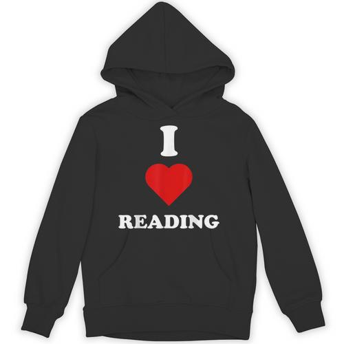 I Love Reading Books Reading Unisex Hoodie - Bookorys CA