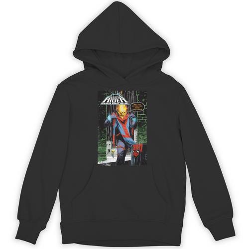 Marvel Ghost Rider Destroys Marvel History Comic Book Cover Unisex Hoodie - Bookorys