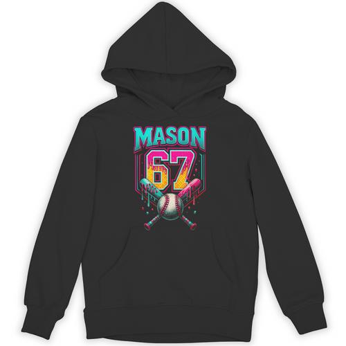 Mason 67 Ice Cream Drip Baseball Ice Cream Drip Unisex Hoodie - Sportilla