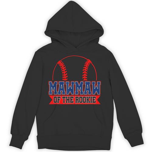 Mawmaw Rookie Of Year 1st Birthday Baseball Theme Matching Unisex Hoodie - Sportilla