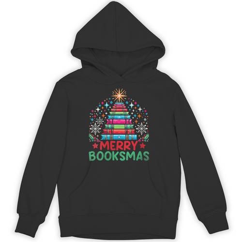 Merry Booksmas Librarian Library Book Reading Books Unisex Hoodie - Bookorys AU