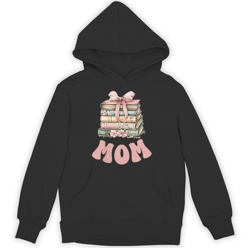 Mom Book First Chapter Birthday Family Matching Party Unisex Hoodie - Bookorys