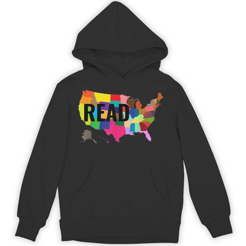 National Read America Shirt United States Read Books Unisex Hoodie - Bookorys UK
