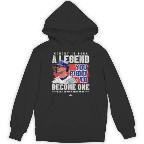 Nobody Is Born A Legend Pete Crow Armstrong Chicago Baseball Unisex Hoodie - Sportilla