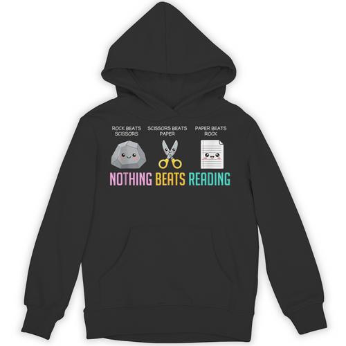 Nothing Beats Reading National Library Week World Book Day Unisex Hoodie - Bookorys DE