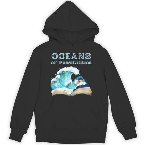 Oceans Of Possibilities Book Waves Summer Reading 2022 For Men Women Kids Unisex Hoodie - Bookorys DE