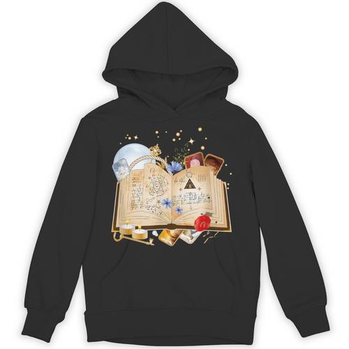 Old Book With Spells And Magical Accessories Unisex Hoodie - Bookorys