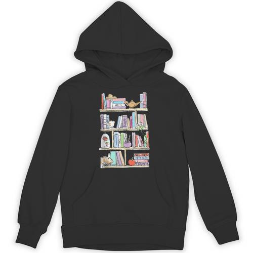 Princess Book Teacher Librarian Book Worm Reading Unisex Hoodie - Bookorys AU