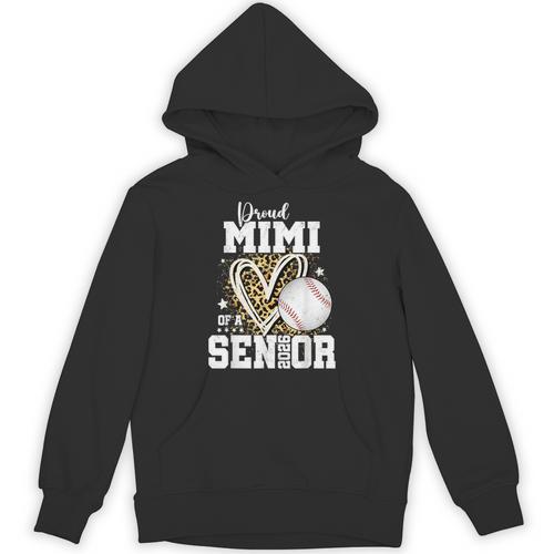 Proud Mimi Of A 2026 Senior Baseball Graduation Leopard Unisex Hoodie - Sportilla