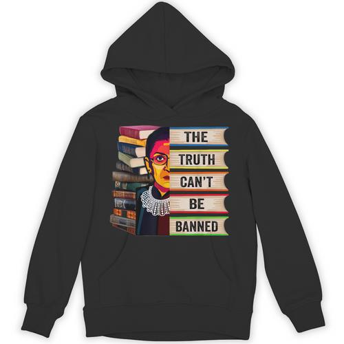 RBG Book Feminist Read Banned Books Girl Bookworm Reading Unisex Hoodie - Bookorys CA