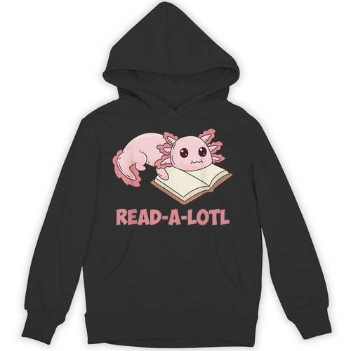 Read-A-Lotl Axolotl Books Reader Unisex Hoodie - Bookorys DE