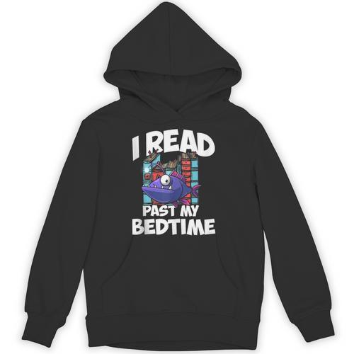 I Read Past My Bedtime Book Bookworm Unisex Hoodie - Bookorys AU