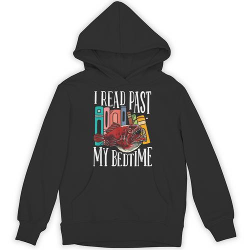 I Read Past My Bedtime Bookworm Book Lovers Unisex Hoodie - Bookorys AU