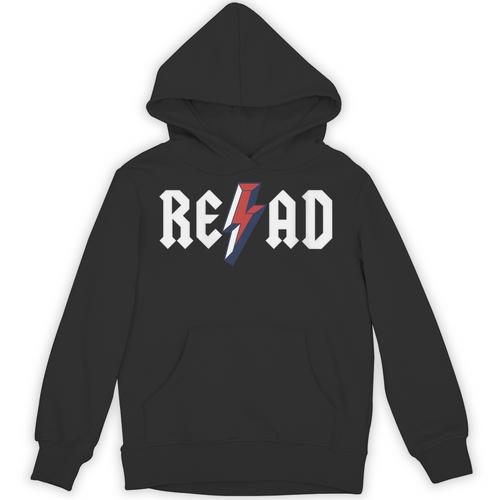 Read Rock N Roll Reading Rock Star Books Lover Unisex Hoodie - Bookorys UK