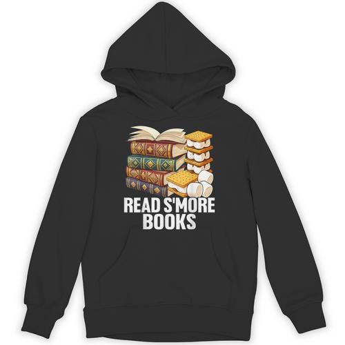 Read S'More Books Camping Themed Literacy Night Unisex Hoodie - Bookorys DE