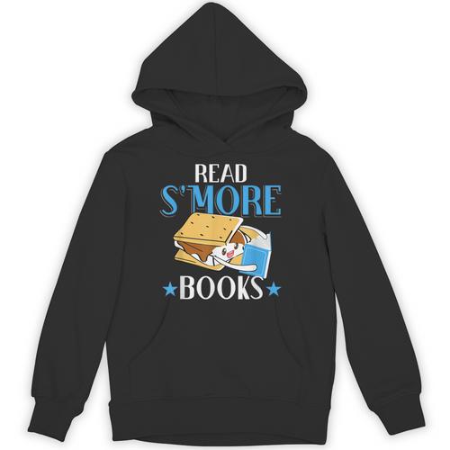 Read Smore Books Men Campfire Camping Camper Unisex Hoodie - Bookorys
