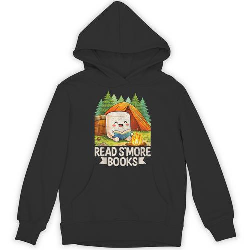 Read S'More Books Pun Camping Nature Lover Unisex Hoodie - Bookorys DE