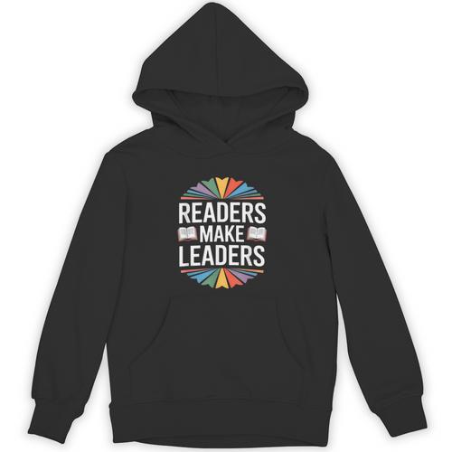 Readers Make Leaders Saying Book Lovers Unisex Hoodie - Bookorys DE