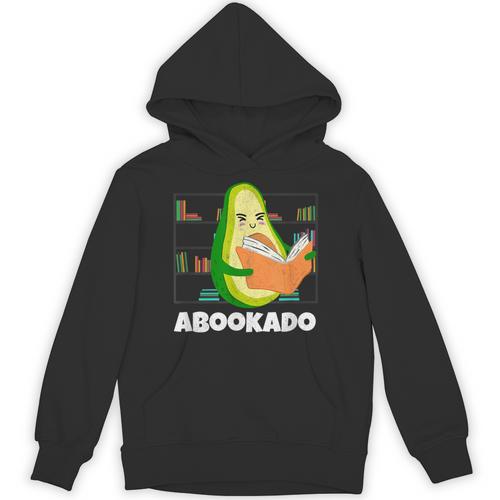 Reading Avocado Book School Librarian Abookado Unisex Hoodie - Bookorys DE