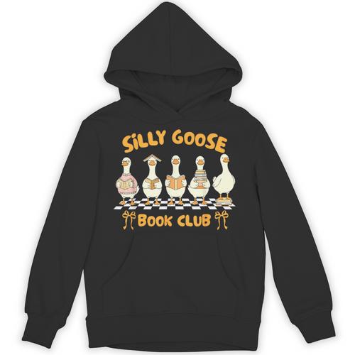 Reading Book Lover Bookish Reader Silly Goose Book Club Unisex Hoodie - Bookorys