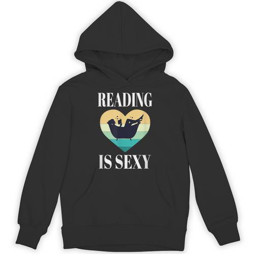 Reading Books In Bathtub Bathing Sexy Bookworm Reading Rats Unisex Hoodie - Bookorys DE
