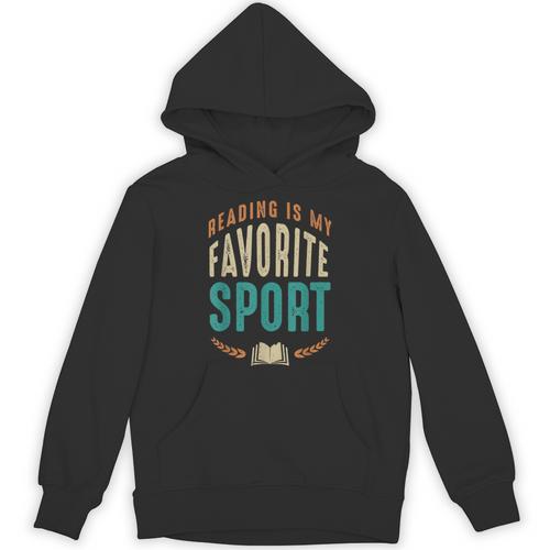 Reading Is My Favorite Sport Book Lover Reading Teacher For Men Women Kids Unisex Hoodie - Bookorys